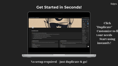 All-in-One Notion Template for Productivity, Wellness & Finance