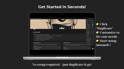 All-in-One Notion Template for Productivity, Wellness & Finance