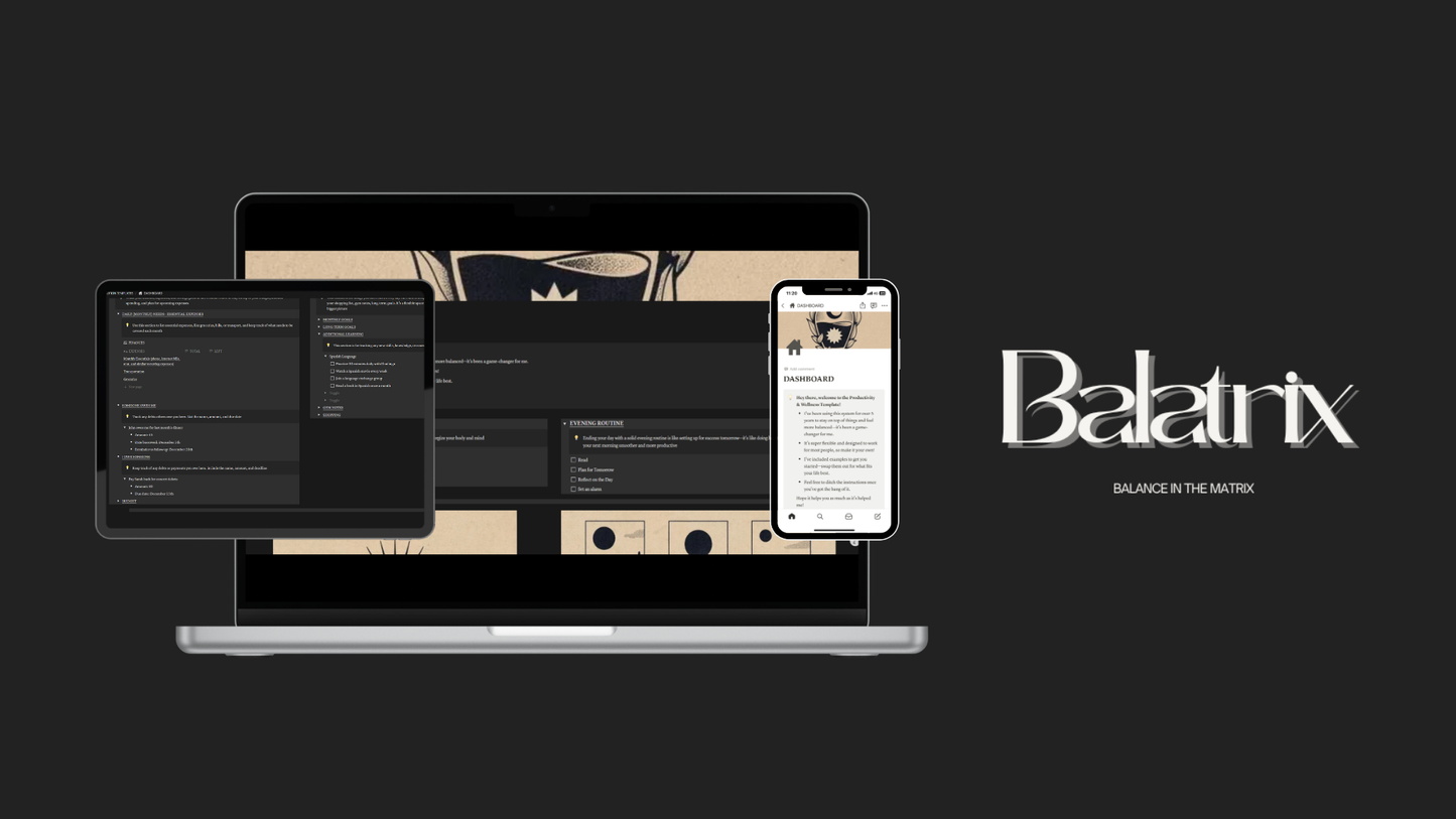 All-in-One Notion Template for Productivity, Wellness & Finance