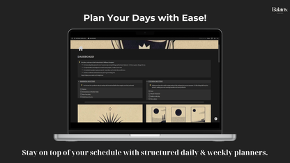 All-in-One Notion Template for Productivity, Wellness & Finance